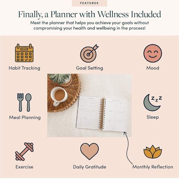 Simple Blue and Gold Design Planner new color is moon - Picture 14 of 15